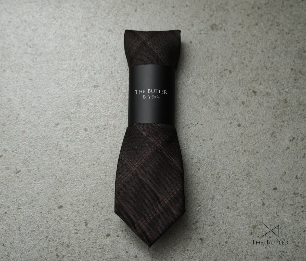 Broderick Dusk Luxury Plaid Tie