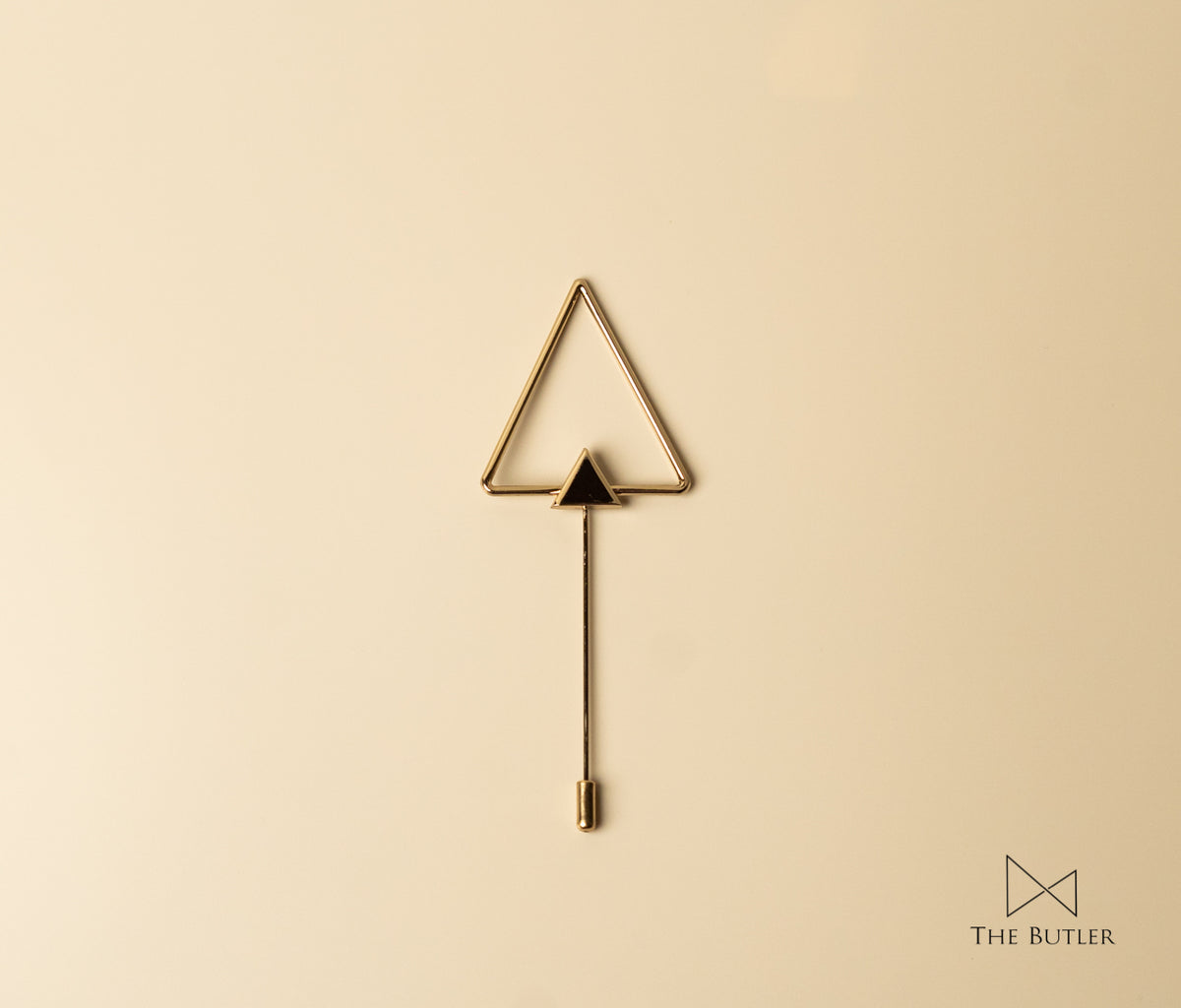 Gold Arrow Metal Lapel Pin
