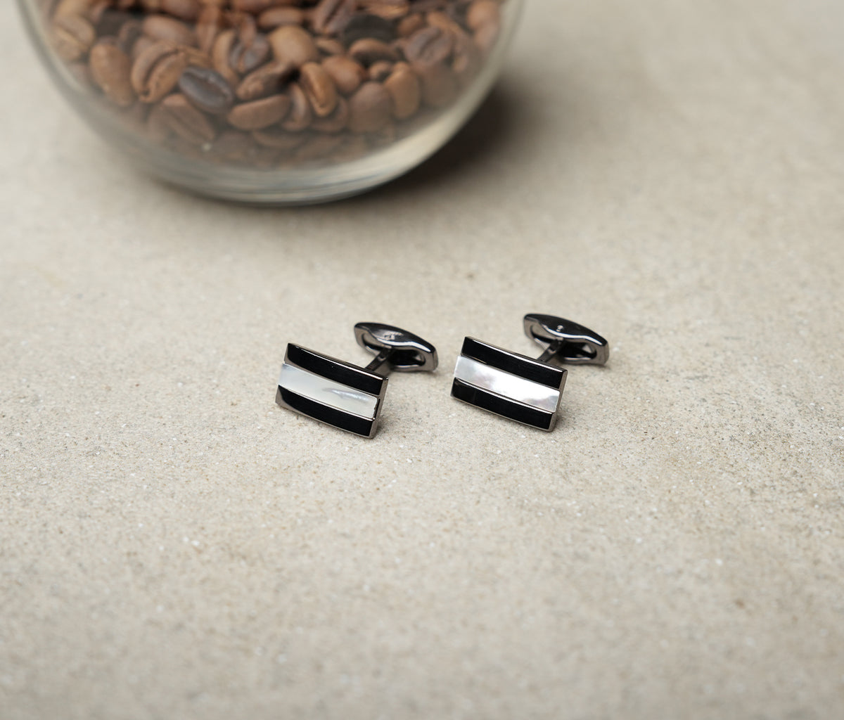 Umberto Black Cufflinks