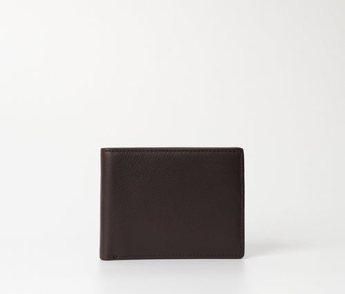 The Butler Sri Lanka Titan Coffee Wallet - Dark Coffee Full-Grain Leather with 18 Card Slots and 4 ID Windows