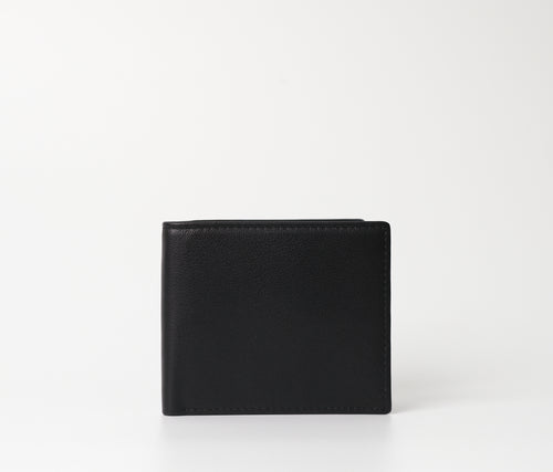 The Butler Sri Lanka Dutugemunu Black Bifold Wallet - Premium Textured Leather with 8 Card Slots and 2 Cash Compartments