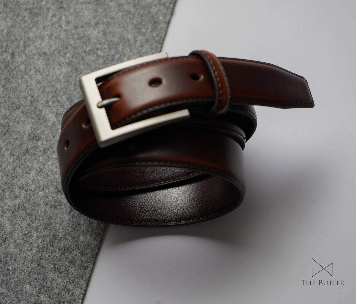 Mercer - Cinnamon Brown Silver Buckle